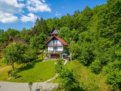 Ideal oasis for a vacation surrounded with forest