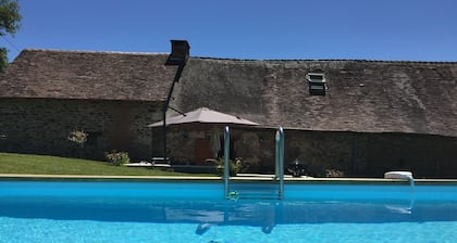 Beautiful luxury restored gîte with private solar heated pool.