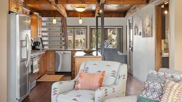 TV connectée, cheminée