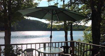 Toddy's camp on the pond