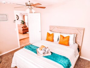4 habitaciones, wifi y ropa de cama
