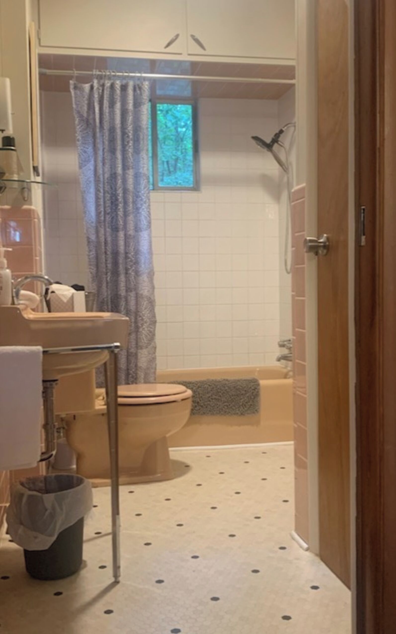 Ducha y bañera combinadas, secador de pelo, toallas y jabón