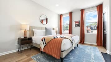 3 soveværelser, skrivebord, strygejern/strygebræt, gratis Wi-Fi