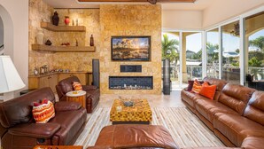 House, 5 Bedrooms | Living room - 18276 Cutlass Drive by Coastal Vacation Properties (Fort Myers Beach)