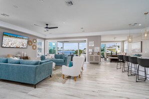 House, 5 Bedrooms | Living room - 607 Estero Bliss on the Bay by Coastal Vacation Properties (Fort Myers Beach)