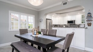 Condo, 3 Bedrooms | Dining - Bella Lago # 444 - 7411 Bella Lago Drive by Coastal Vacation Properties (Fort Myers Beach)