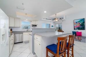 Condo, 2 Bedrooms | Private kitchen - Casa Marina # 654 - 4321 Bay Beach Lane by Coastal Vacation Properties (Fort Myers Beach)