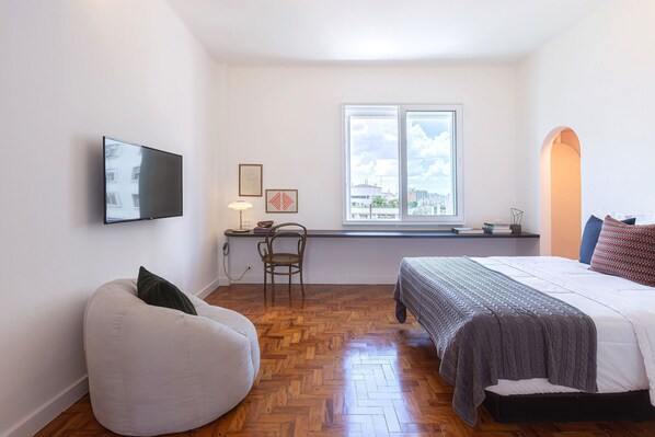 1 sovrum, strykjärn/strykbräda, internet och sängkläder