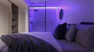 1 soverom, strykejern/-brett og internettilgang