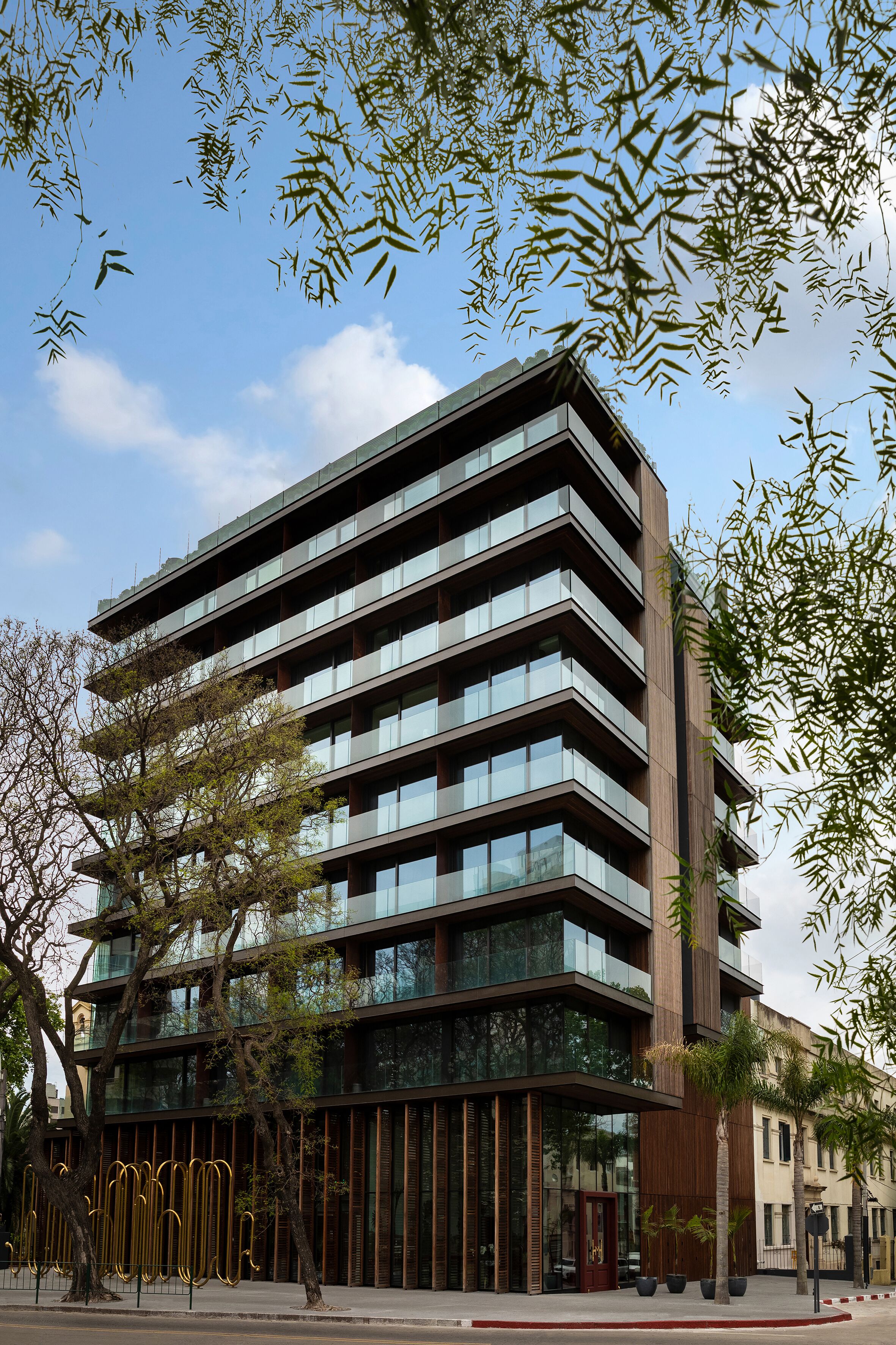 Façade de l’hébergement