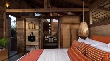 Villa Premium, 1 cama King size y sofá cama, tina | 1 habitación, sábanas de algodón egipcio y ropa de cama de alta calidad