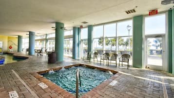 Indoor pool, outdoor pool