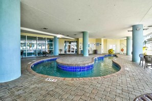 Indoor pool, outdoor pool