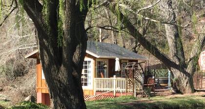 Unique cottage on large private pond. Heatwave Special….. come and cool down.