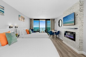 Iron/ironing board, WiFi, bed sheets - Winter Rates! Cozy Oceanview Suite w/ Full Kitchen (Myrtle Beach)