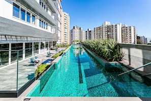 Pool - WI-FI 200MB | Foodhall | 450m from Shopping #CA25 (Florianópolis)