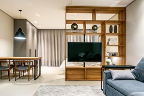 TV, video library - WI-FI 350MB | Foodhall | 450m from Shopping #CA14 (Florianópolis)
