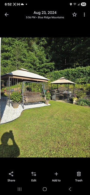 Overnattingsstedets uteområder