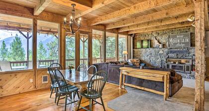 Peaceful Cabin w/ Mtn + River Views, Fire Pit
