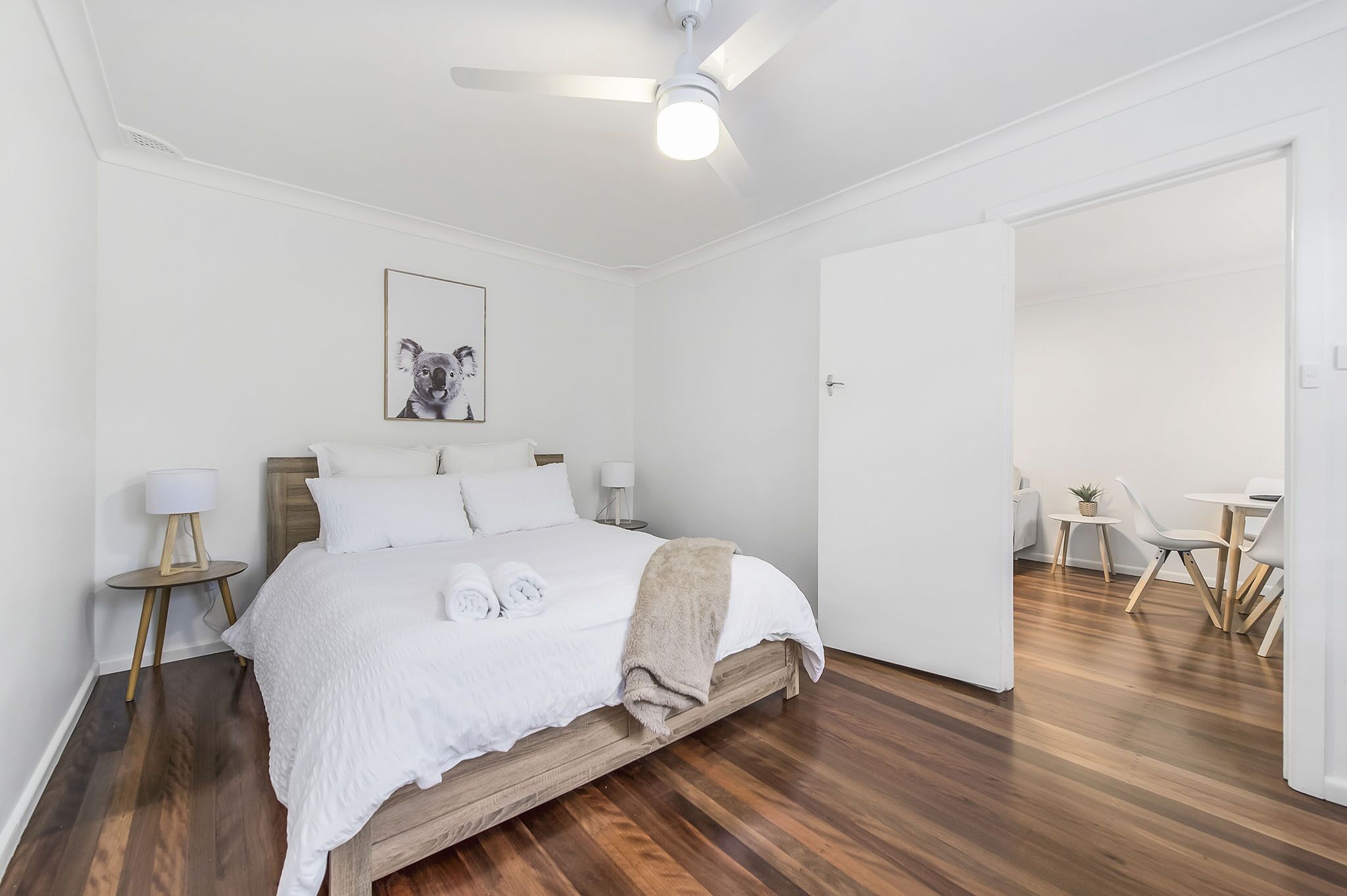 1 quarto, roupa de cama