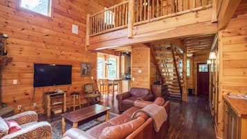 TV connectée, cheminée