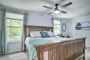 2 chambres, bureau, accès Internet, draps fournis