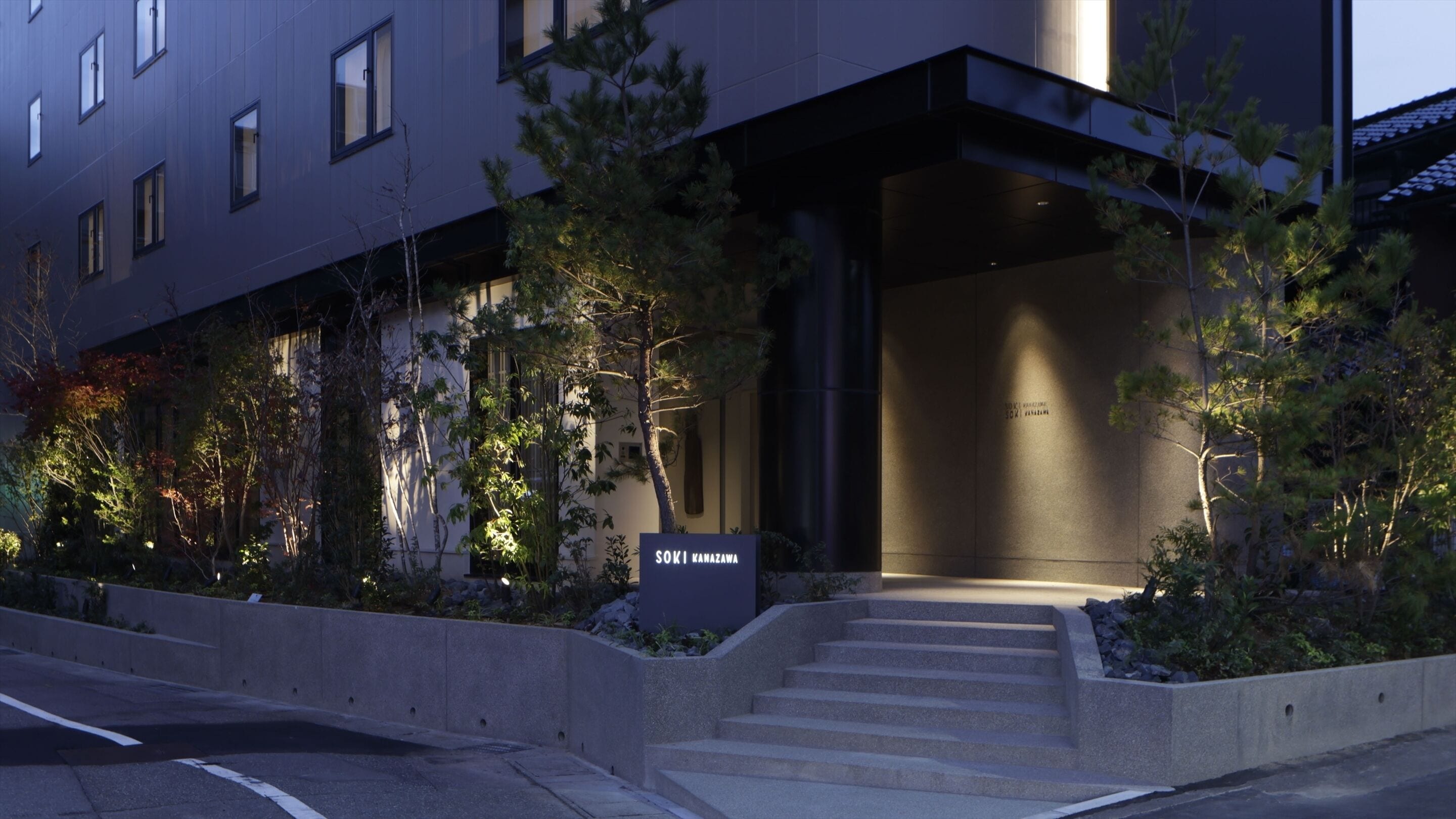 Facciata della struttura