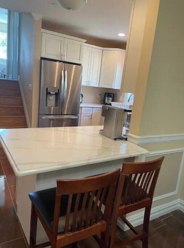 Dishwasher, dining tables