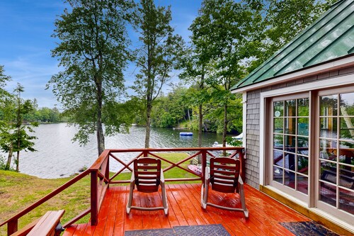 Lakefront home on McGrath Pond - once featured on Maine Cabin Masters