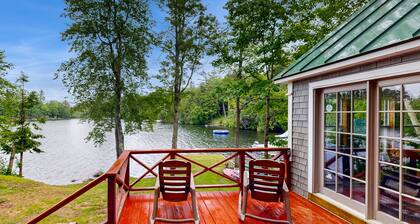 Lakefront home on McGrath Pond - once featured on Maine Cabin Masters