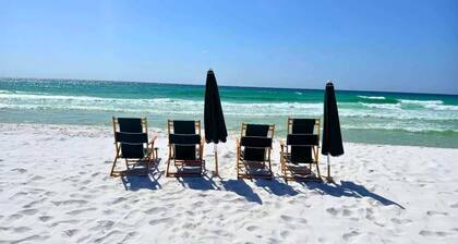Crystal Waves | Free Beach Chairs | Bikes and Golf Cart Included! | 1 Block to the Beach!
