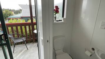 Shower, rainfall showerhead, hair dryer