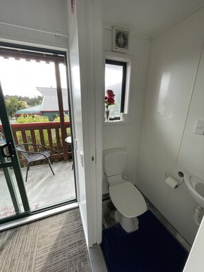 Shower, rainfall showerhead, hair dryer