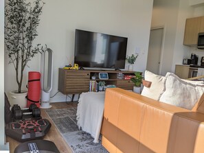 Smart TV, books, smart speakers - A premier luxurious smart condo in Wallingford (Seattle)