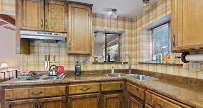 Retro Family Cabin in Twain Harte | AC & Bunk Room