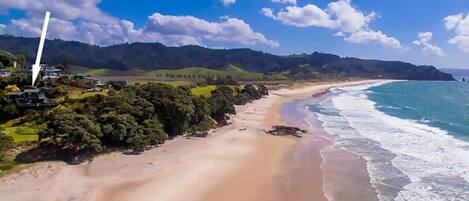 بالقرب من الشاطئ