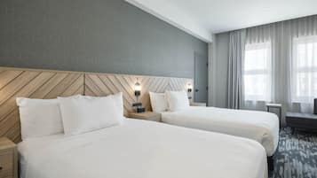 Standard Room, 2 Queen Beds | 1 bedroom, in-room safe, desk, laptop workspace
