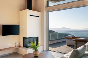 Smart TV, fireplace, table tennis, books - Villa Balance - Holiday harmony framed in stunning sea vistas! (Rethymno)