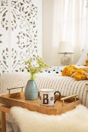 3 bedrooms, iron/ironing board, travel cot, WiFi