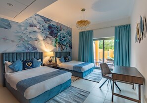 Luxus-Stadtwohnung, 3 Schlafzimmer, eigener Pool | Ausblick vom Zimmer
