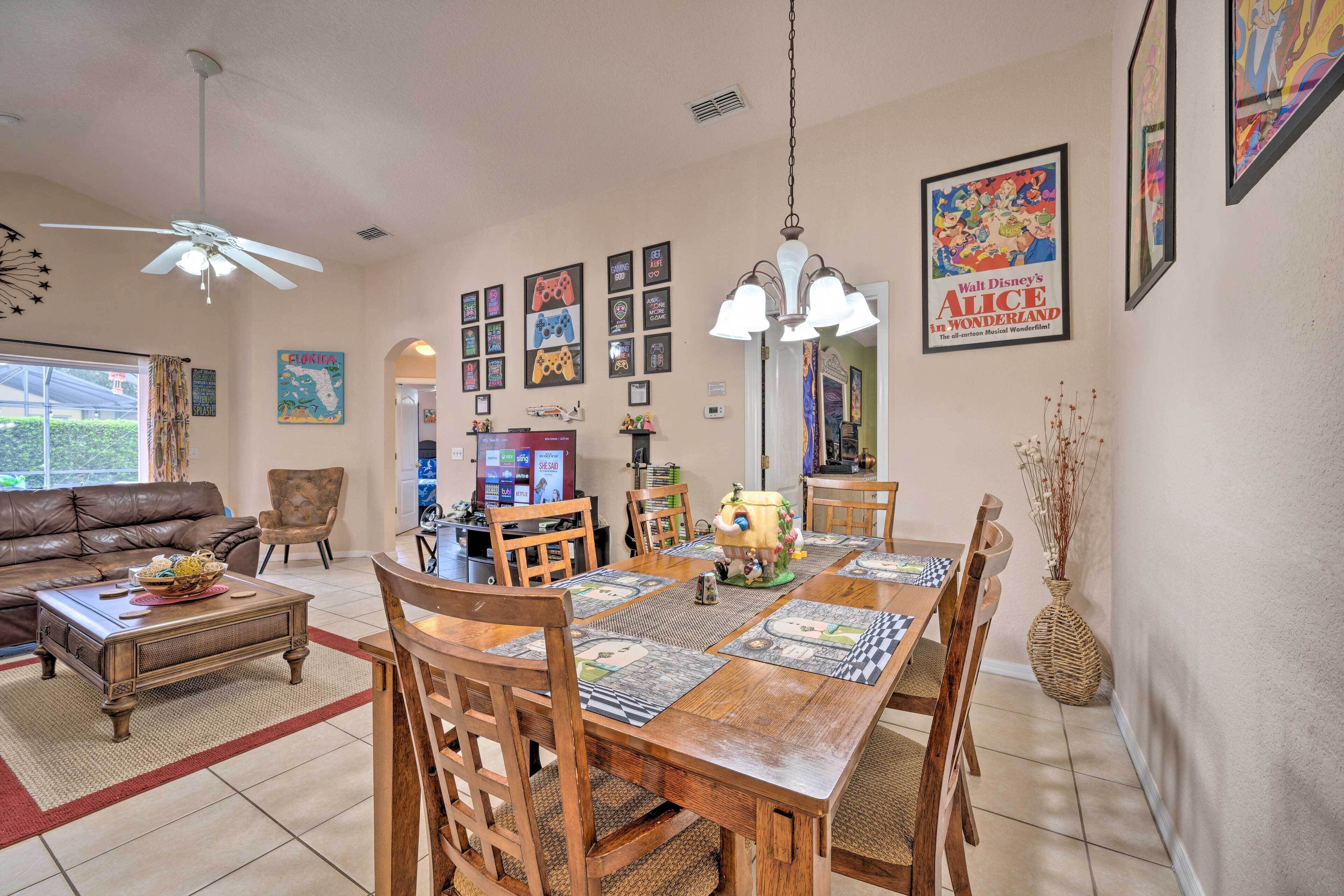 Spacious Florida Family Home 10 Mi to Disney!, Clermont, FL Vacation