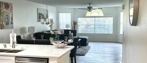 Apartment, Multiple Beds, Pool Access | Private kitchen