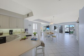 Dining - Rare Riverfront Condo | Pool, Spa, & Tennis Court (Marco Island)