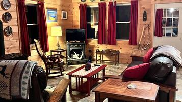 TV connectée, cheminée