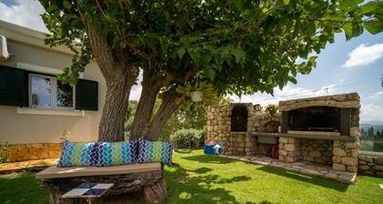 Casa de campo con balcón privado