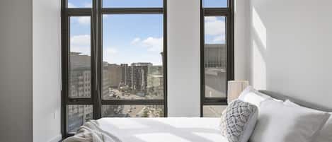 Superior appartement | 1 slaapkamer, een laptopwerkplek, een strijkplank/strijkijzer