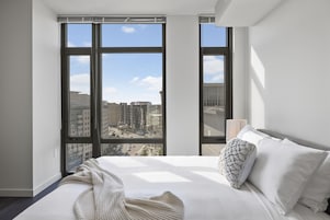 Premium Two Bedroom Apartment with Balcony | 1 bedroom, laptop workspace, iron/ironing board, free WiFi