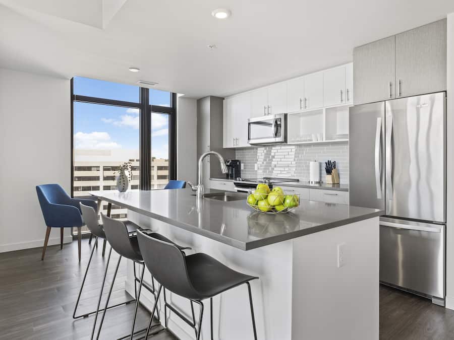 Premium Two Bedroom Apartment | Private kitchen | Fridge, microwave, oven, stovetop