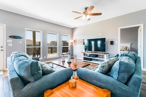 Maison, 3 chambres | Aire de séjour | Téléviseur connecté, services de diffusion en continu