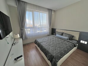 2 chambres, fer et planche à repasser, Wi-Fi gratuit, draps fournis